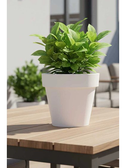 pflanzkuebel kunststoff weiss levanta 27x30 ki 03 4066147002143