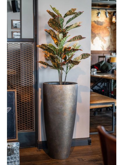 pflanzkuebel bodenvase quarzgrau braun 80 city 1a