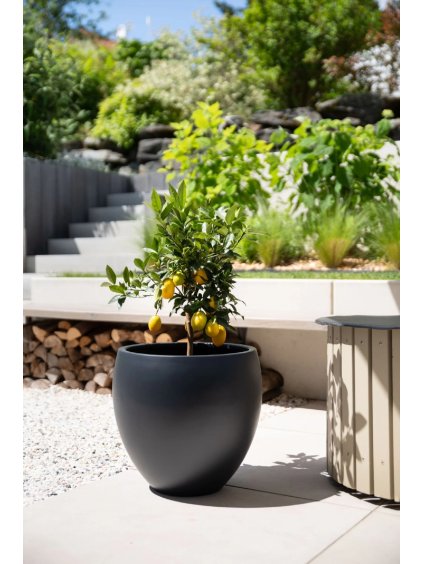 blumentopf fiberglas anthrazit pluto 40x40 01 4066147005564