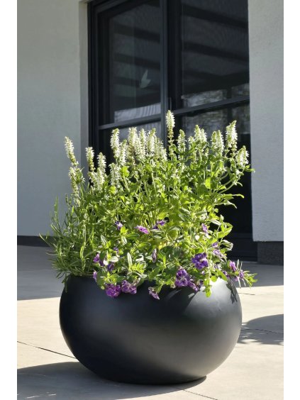 pflanzschale fiberglas anthrazit morino 30x19 02 4066147005595