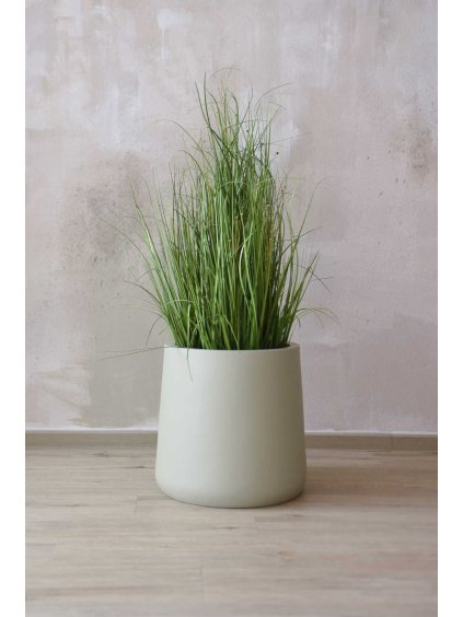 Pokojový květináč VEKRA, sklolaminát, průměr 40 x výška 40 cm, béžový