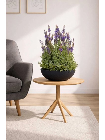 kunstpflanze kunststoff gruen lavendel 48 ki 01 4066147005878