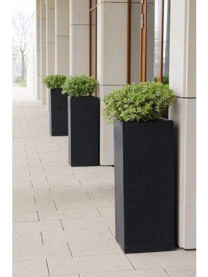 pflanzkuebel block fiberglas anthrazit 100 4