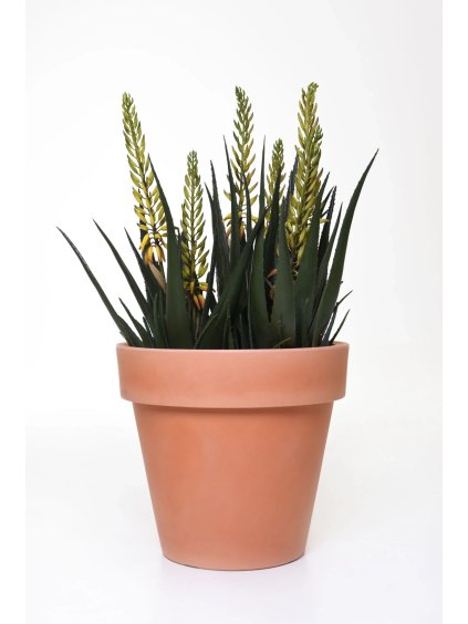 Květináč LEVANTA, plast, výška 90 cm, natur