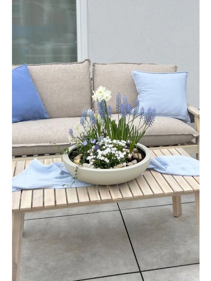 pflanzschale fiberglas creme plana 43x11 01 4066147008282