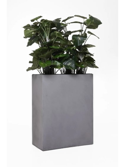Květináč ELEMENTO, sklolaminát, šířka 59 cm, beton design