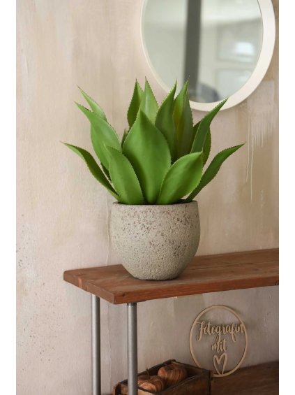 blumentopf erdgrau rafiot 25x21 01 4066147010735