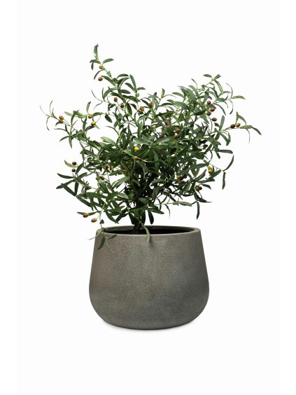 blumentopf fiberglas vesuvgrau girar 42x37 01 4066147011268