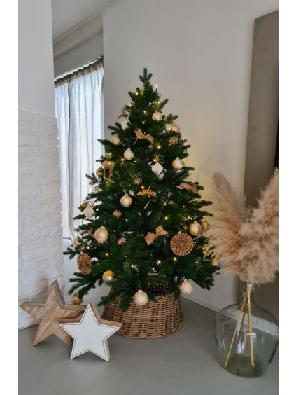 Umělý stromek NORDMANN, výška 150 cm bez stojanu, plast, zelený