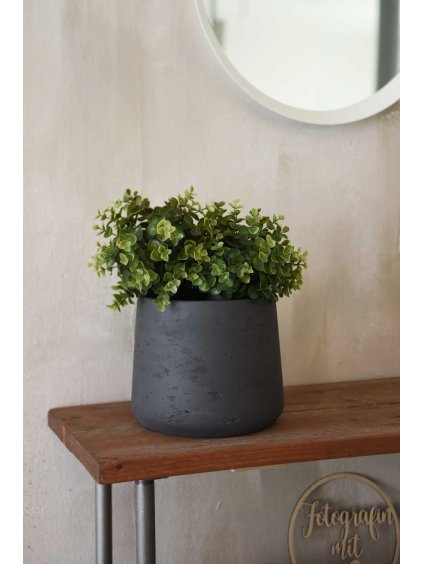 blumentopf fiberglas anthrazit tropico 23x20 01 4066147010643