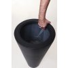 blumenkuebeleinsatz einsatz flexibel rund kunststoff transparent 08