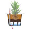 12465 8 kvetinac new classic pozink vyska 105 cm antracit vc zavlaz systemu