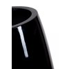 12627 6 kvetinac magnum sklolaminat vyska 100 cm cerny lesk