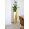 12645 15 zlaty kvetinac magnum sklolaminat vyska 116 cm zlaty lesk