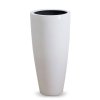 12669 11 kvetinac city sklolaminat vyska 80 cm bily lesk