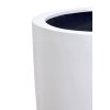 12672 5 exkluzivni kvetinac city sklolaminat vyska 100 cm bily lesk