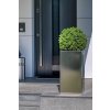 12699 2 kvetinac block vyska 80 cm brouseny nerez
