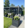 12702 12 kvetinac block sklolaminat 60x60x60 cm antracit