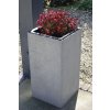 12798 2 hranaty kvetinac block sklolaminat vyska 60 cm beton design