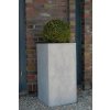12801 hranaty kvetinac block sklolaminat vyska 80 cm beton design