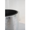 12837 17 stribrny kvetinac rondo classico sklolaminat vyska 100 cm stribrny lesk
