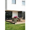 12885 8 kvetinac classic vyska 70 cm brouseny nerez stribrny