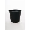 Kulatá plastová vložka, Ø 21 cm x výška 19,5 cm, černá