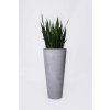 13068 8 kvetinac rondo classico sklolaminat vyska 80 cm beton design sedy