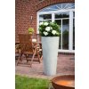 13071 9 kvetinac rondo classico sklolaminat vyska 100 cm beton design sedy