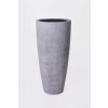 13080 22 kvetinac city sklolaminat vyska 80 cm beton design sedy