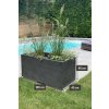 pflanzkuebel fiberglas grau maxi 100x45x45 massbild shop 4260364569858