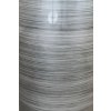 13155 9 kvetinac deluxe sklolaminat vyska 81 cm stribrno cerny lesk