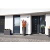 13260 10 kvetinac city sklolaminat vzhled kamene vyska 100 cm antracit