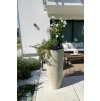 13263 8 kvetinac city sklolaminat vzhled kamene vyska 100 cm kremova
