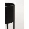 13419 5 kvetinac na vysokych nohach elevate cross ocel vyska 79 cm cerny mat