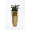 13464 9 zlaty kvetinac city sklolaminat vyska 80 cm zlata metaliza