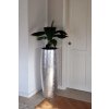 13569 9 stribrny kvetinac gala vyska 100 cm sklolaminat stribrny