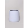 13593 5 kvetinac vekra vyska 40 cm sklolaminat bily