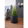 13599 16 kvetinac vekra sklolaminat vyska 40 cm cerna