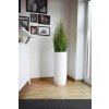 13674 21 kvetinac solerio vyska 80 cm sklolaminat bila