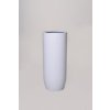 13674 16 kvetinac solerio vyska 80 cm sklolaminat bila