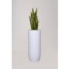13674 18 kvetinac solerio vyska 80 cm sklolaminat bila