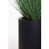 13677 17 kvetinac solerio vyska 80 cm sklolaminat cerna