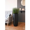 13677 18 kvetinac solerio vyska 80 cm sklolaminat cerna
