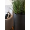 13677 19 kvetinac solerio vyska 80 cm sklolaminat cerna