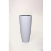 13725 2 kvetinac city sklolaminat vyska 100 cm bily mat