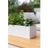 13737 13 truhlik flobo sklolaminat sirka 45 cm bily mat