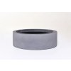 13866 11 miska na dekorace circulo sklolaminat 30 cm seda