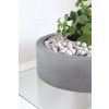13866 12 miska na dekorace circulo sklolaminat 30 cm seda