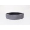 13869 10 miska na dekorace circulo sklolaminat 40 cm seda